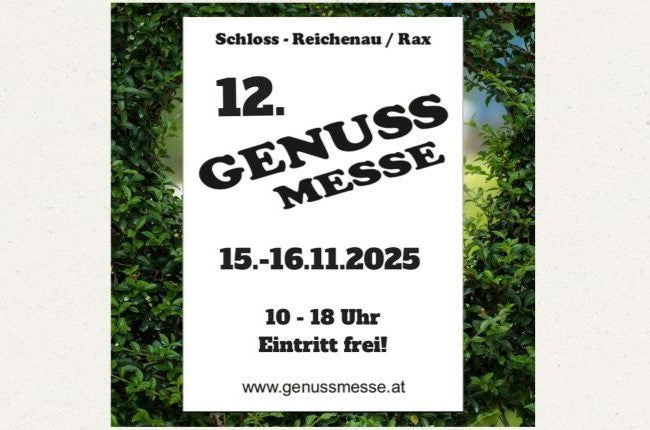 Genussmesse im Schloss Reichenau an der Rax