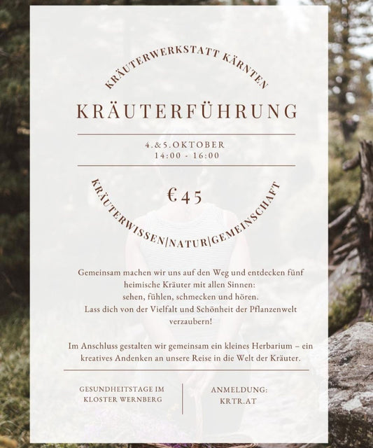 Kräuterführung - Termine für 2026 folgen