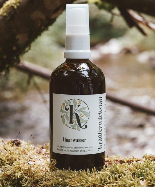Haarwasser mit Rosmarin und Brennnesselwurzel Extrakt