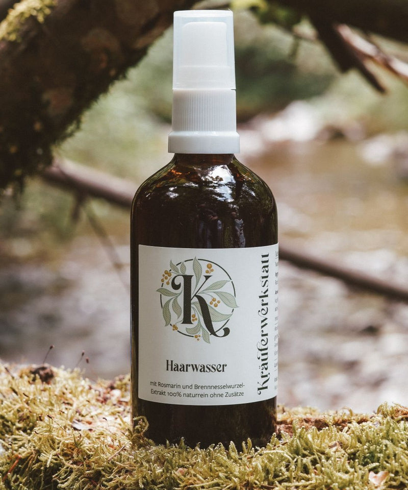 Haarwasser mit Rosmarin und Brennnesselwurzel Extrakt