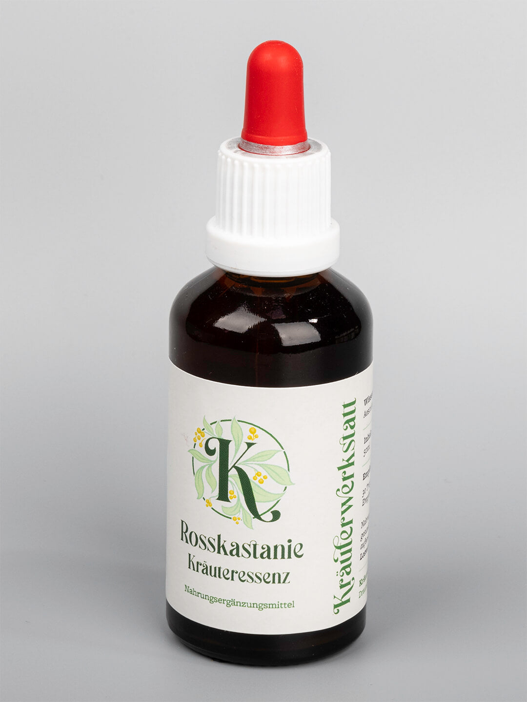 Rosskastanien Essenz Acesuculus hippocastanum in 50ml Flasche mit Glaspipette. Aus biologischem Anbau. Handgepflückt und händisch hergestellt in Mühlboden/Kärnten.