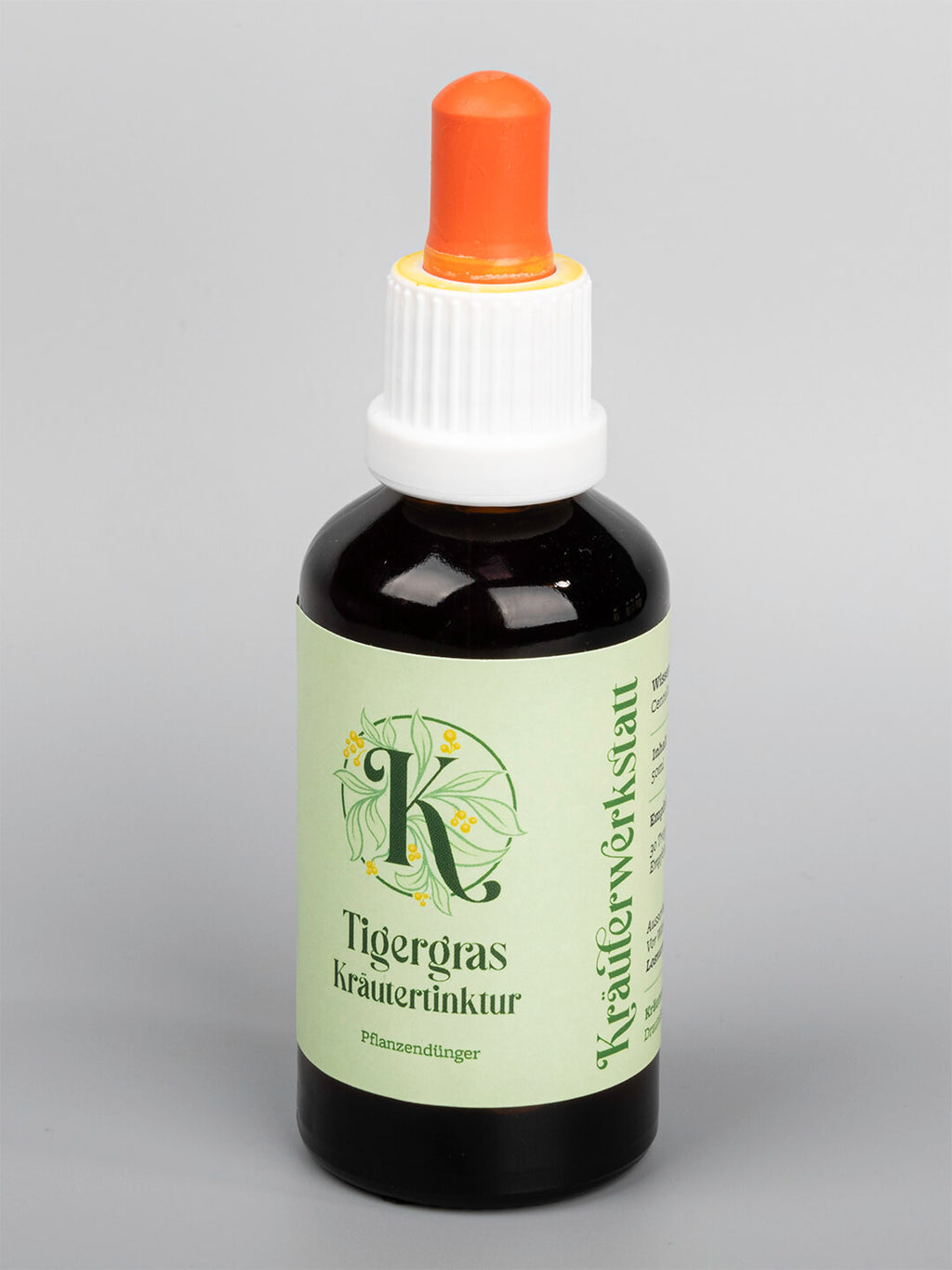 Tigergras Tinktur (Centella asiatica) in 50ml Flasche mit Glaspipette. Aus biologischem Anbau. Handgepflückt und händisch hergestellt in Mühlboden/Kärnten.